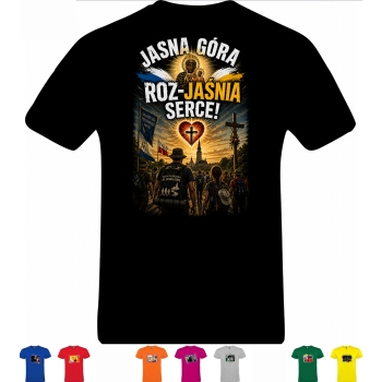 T-shirt JASNA GÓRA ROZ-JAŚNIA SERCE